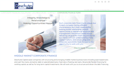 Desktop Screenshot of deschutescapital.com